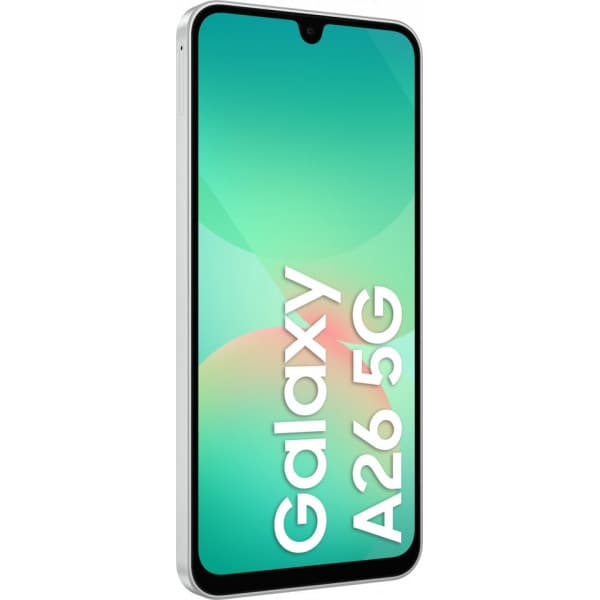 Samsung Galaxy A26 5G-telefon, 256/8 GB, vit
