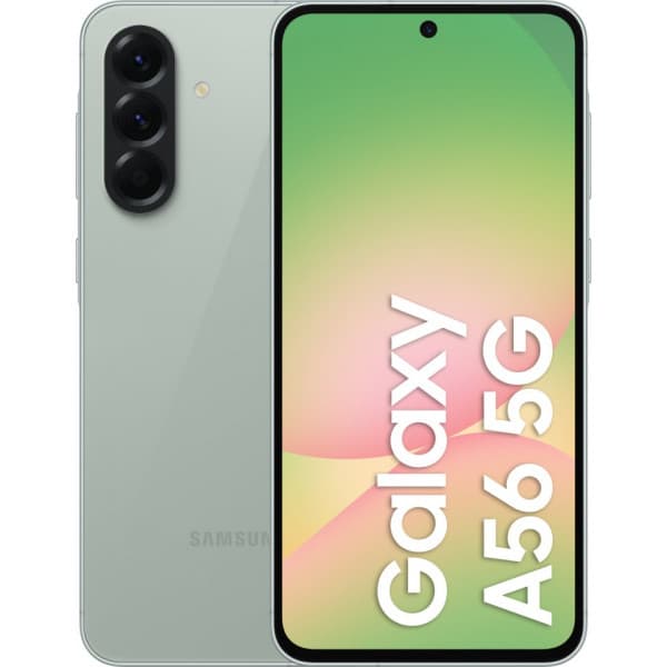 Samsung Galaxy A56 5G-telefon, 128/8 GB, olivgrön
