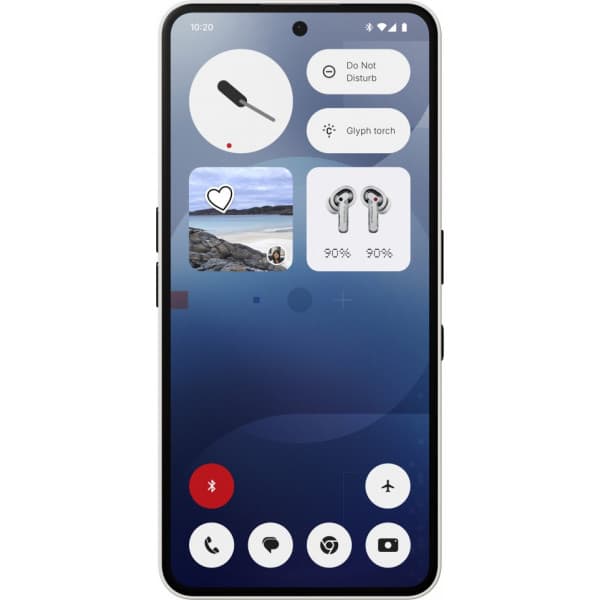 Nothing Phone (3a) mobil, 256/12 GB, vit