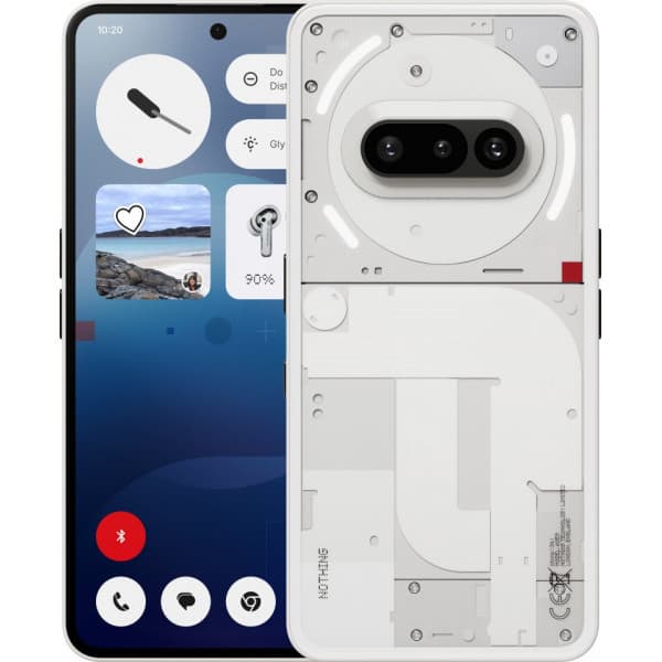 Nothing Phone (3a) mobil, 256/12 GB, vit