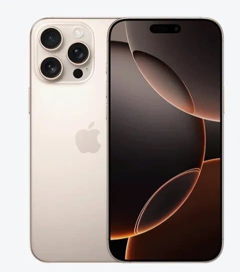 Apple iPhone 16 Pro , 16 cm (6.3"), 2622 x 1206 piksler, 128 GB, 48 MP, iOS 18, Sand Sand