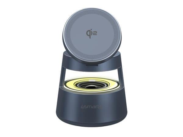 4smarts 541327, Innendørs, USB, Trådløs lading, Grå Grå