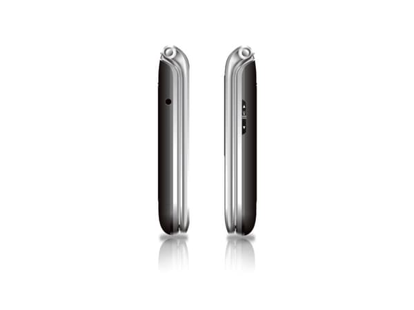 Beafon SL645 LTE, isonäppäiminen flip-matkapuhelin, musta