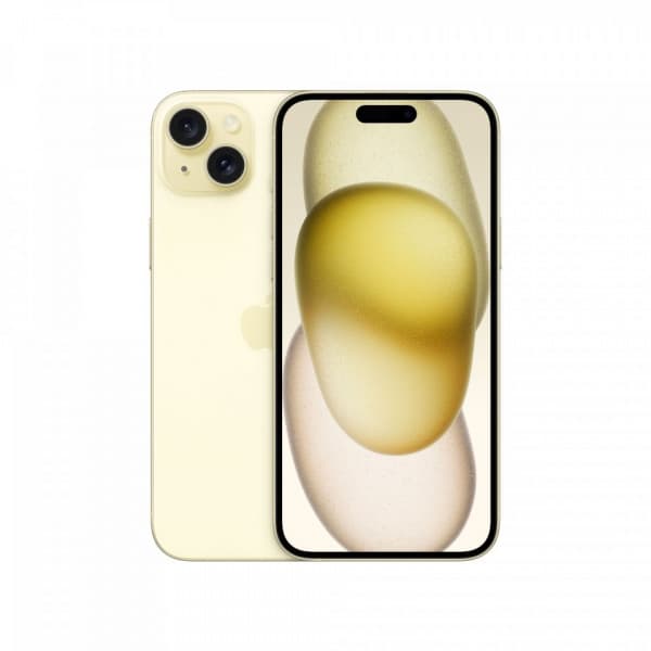 Apple iPhone 15 Plus 256 GB-telefon, gul (MU1D3) Gul