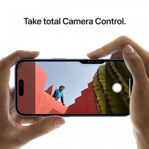 Apple iPhone 16 Plus 128 GB -telefon, blågrön (MXVY3)
