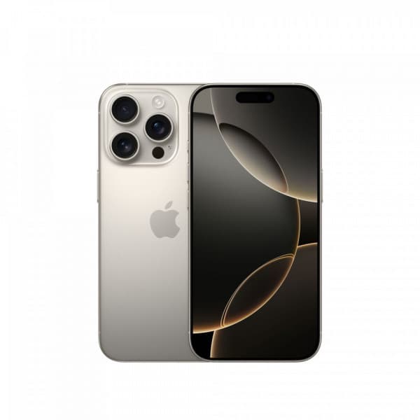 Apple iPhone 16 Pro 128 GB -telefon, ren titan (MYNG3)