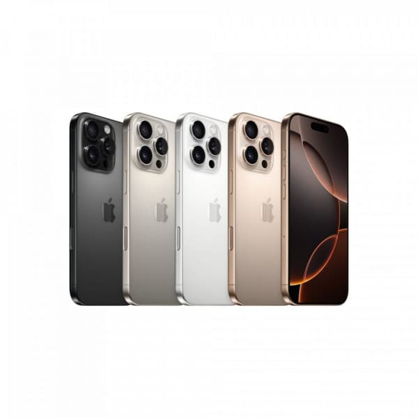 Apple iPhone 16 Pro Max 512 Gt -puhelin, mustatitaani (MYX03)