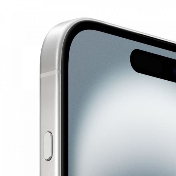 Apple iPhone 16 256 GB-telefon, vit (MYEF3)