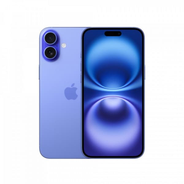 Apple iPhone 16 Plus 256 GB -telefon, ultramarin (MXY23)
