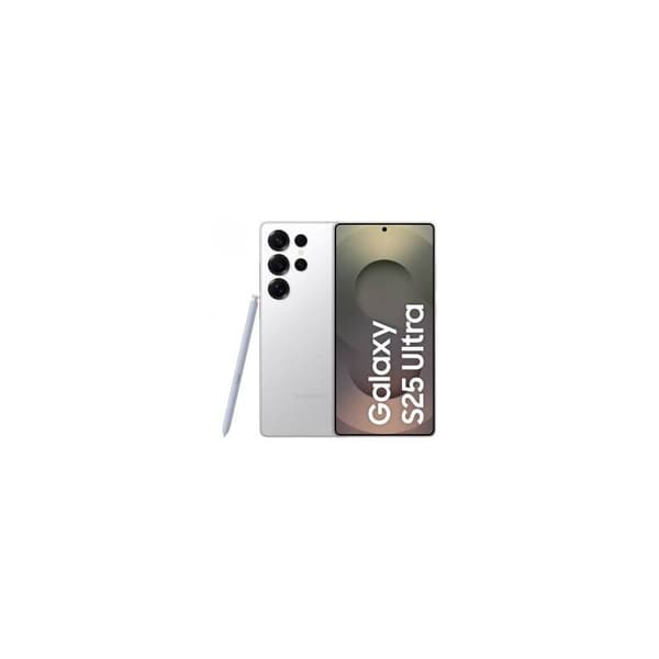 Samsung S25 Ultra 12+256GB 6.9" 5G Titanium Whitesilver EU Sølv, Hvid