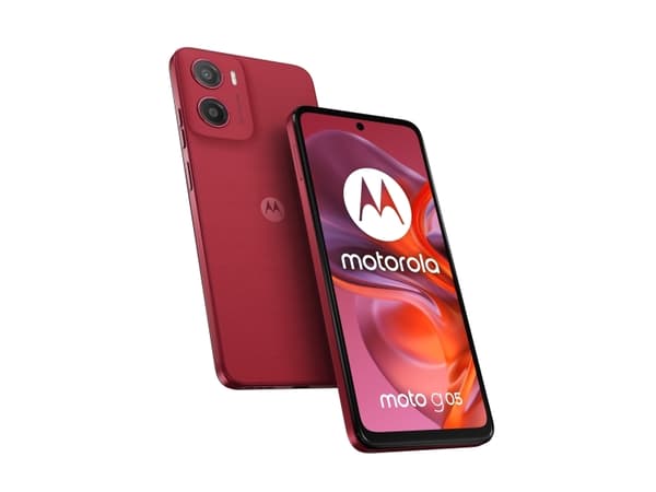 Motorola moto g05, 16,9 cm (6.67"), 4 GB, 256 GB, 50 MP, Android 15, Rød