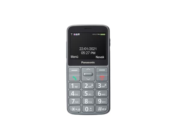 Panasonic KX-TU160 - Funksjonstelefon - LCD-display - 320 x 240 piksler - rear camera 0,3 MP - grå
