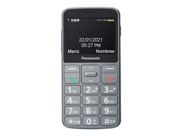 Panasonic KX-TU160 - Funksjonstelefon - LCD-display - 320 x 240 piksler - rear camera 0,3 MP - grå