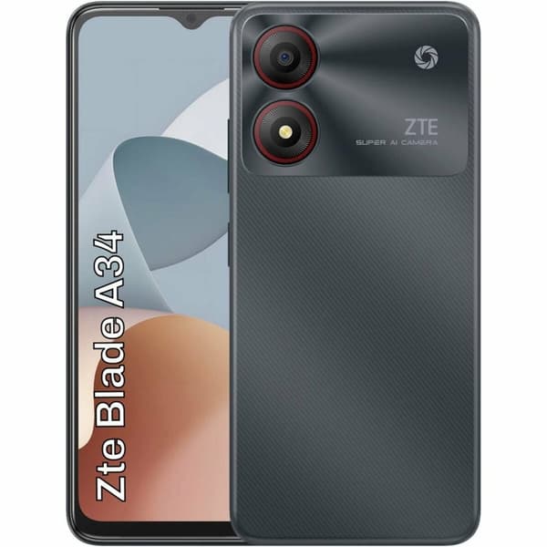 Smartphone ZTE Z2453/GY 6,6" 6 GB RAM 64 GB Grå Unisoc SC9863A Bluetooth