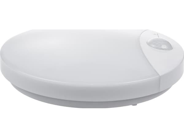 Taklys LED-lampe med bevegelsessensor Maclean, infrarød, farge hvit, 10W, IP44, naturlig farge hvit (4000K), 900lm, MCE357 W