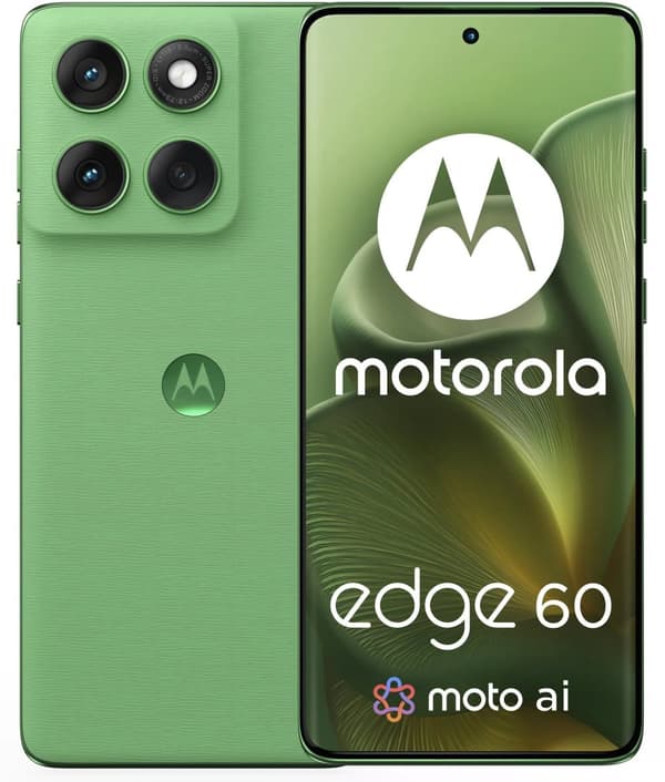 Motorola edge 60 16,9 cm (6,67&quot;) Dual SIM Android 15 5G USB Type-C 12 GB 256 GB 5200 mAh Grønn Grønn