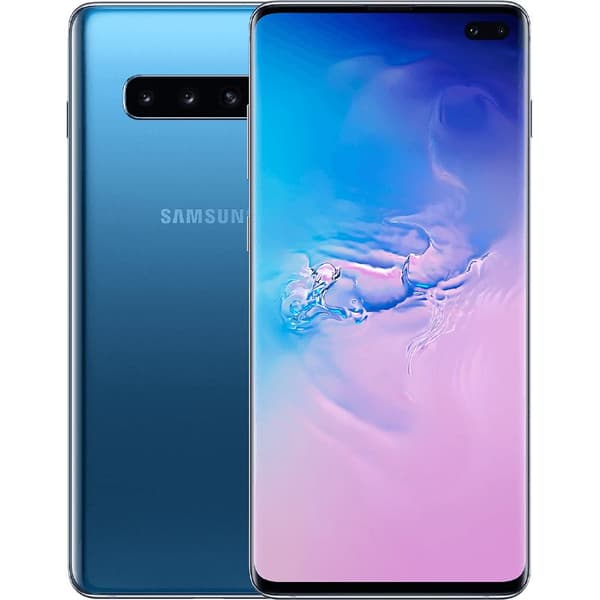Galaxy S10+ Prism Blue 128 GB Klass C 100% batteri (refurbished)