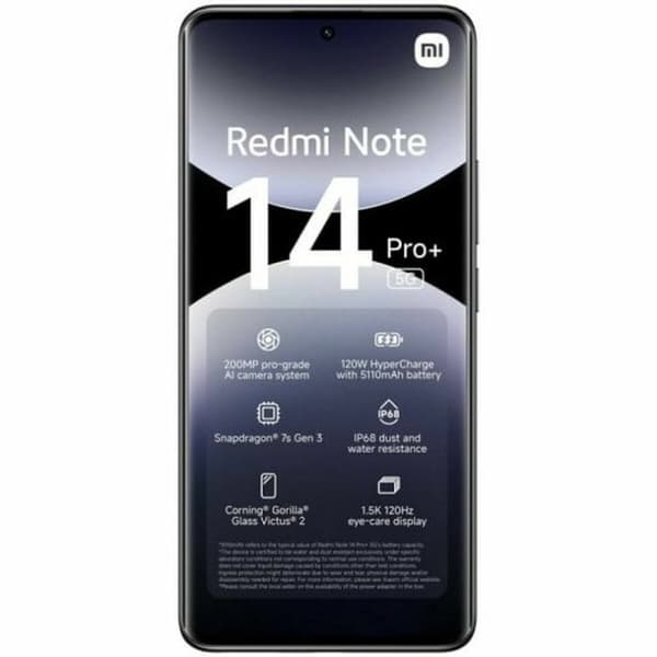 Smartphone Xiaomi MZB0I9OEU 6,67" 8 GB RAM 256 GB Svart Midnight black
