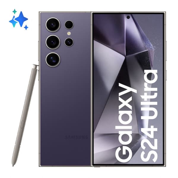 Smartphone Samsung Galaxy S24 Ultra 6,8" SNAPDRAGON 8 gen 3 12 GB RAM 256 GB Titan Violett