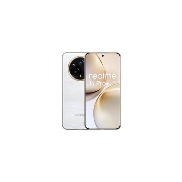 Realme 14 Pro+ 8+256GB 6.83" 5G Pearl White DS ITA Hvid