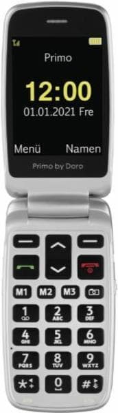 Doro Primo 408 7,11 cm (2,8") 100 g grafit - grå - sølv entry-level telefon (360092) Grafit, Grå, Sølv