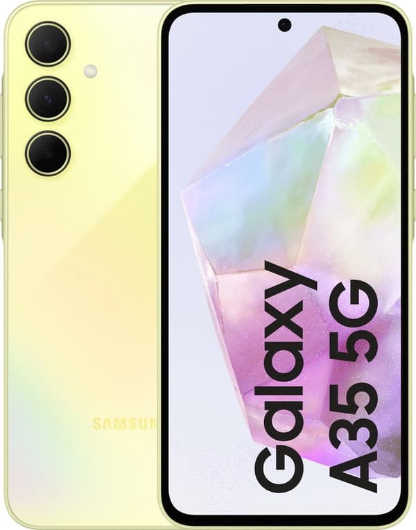 Samsung Galaxy A35 - 128GB - Fantastisk citron