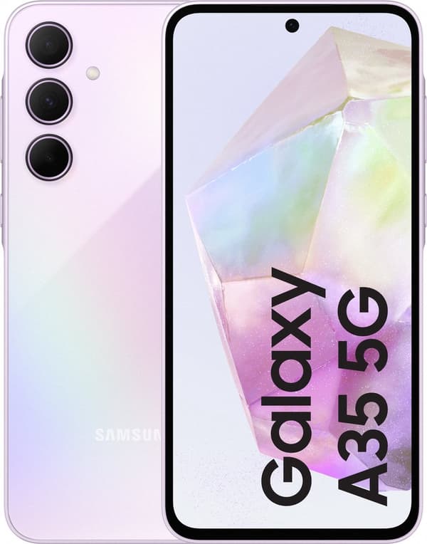 Samsung Galaxy A35 - 128GB - Fantastisk lilla