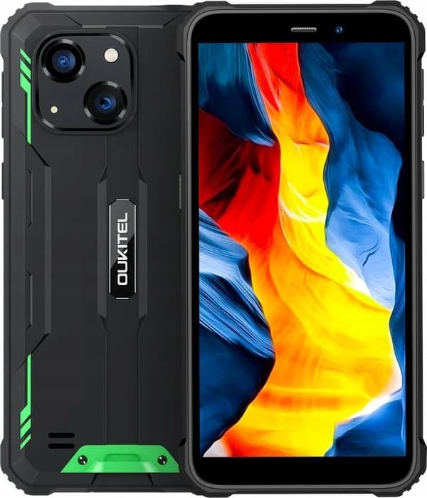 Oukitel G2 6' 4/64 DS smartphone. 6300 mAh (grøn) uden oplader