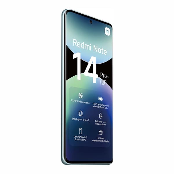 Xiaomi Redmi Note 14 Pro+ 5G 16,9 cm (6,67") Dubbelt SIM-kort USB Typ-C 8 GB 256 GB 5110 mAh Blå