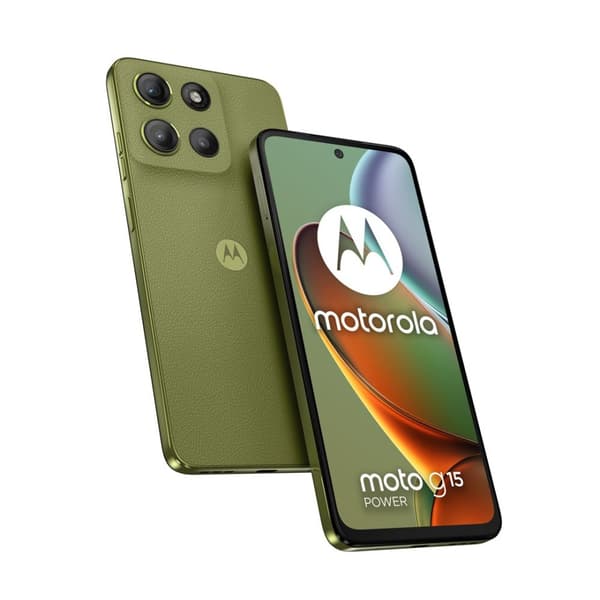 Motorola Moto G15 Power 17,1 cm (6,72") Dubbelt SIM-kort Android 15 4G USB Typ-C 8 GB 256 GB 6000 mAh Grön Grön