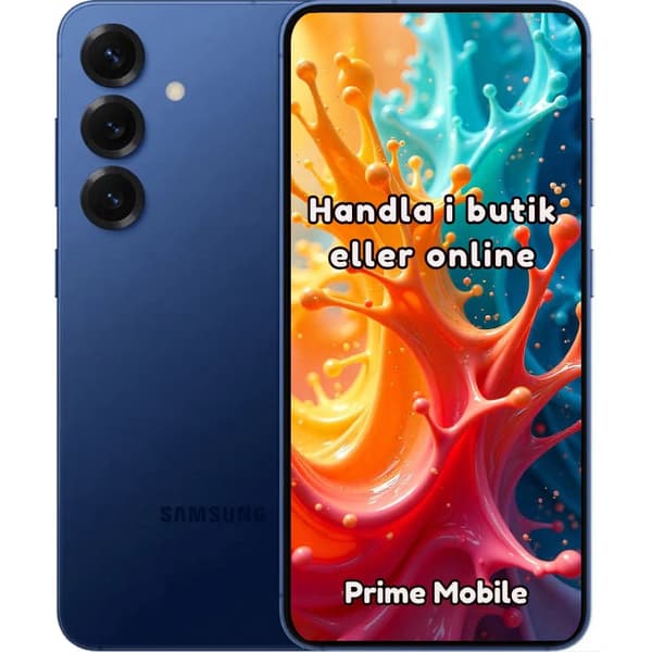 S25 Plus 12/256GB Helt ny Oöppnad marinblå Samsung Galaxy