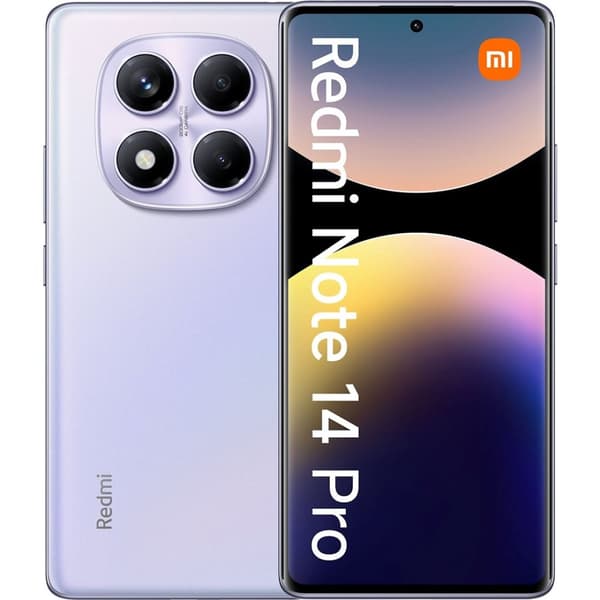 Xiaomi Redmi Note 14 Pro 16,9 cm (6,67") Hybrid Dual SIM 4G USB Type-C 8 GB 256 GB 5500 mAh Lilla