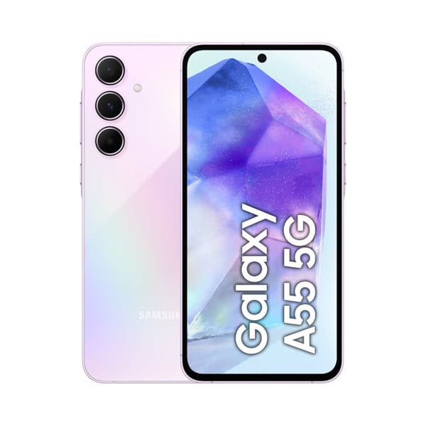 Samsung Galaxy A55 5G 16,8 cm (6,6") Hybrid Dual SIM Android 14 USB Type-C 8 GB 256 GB 5000 mAh Lilla