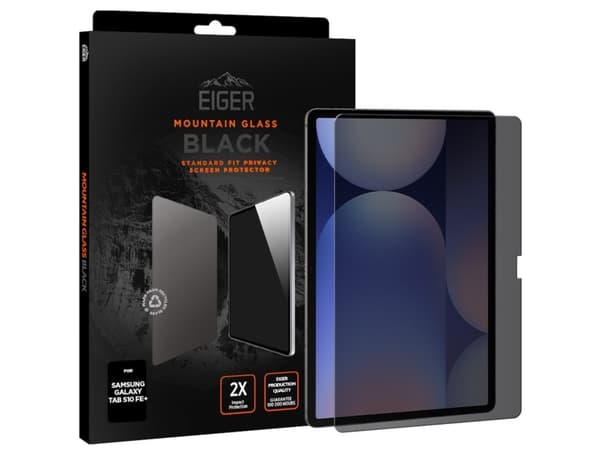 EIGER EGMSP00330, Genomskinligt skärmskydd, 33,3 cm (13.1"), 9H, Härdat glas, 1 styck