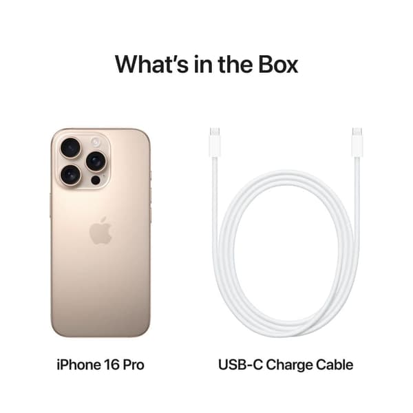 Apple iPhone 16 Pro 5G 1TB Smartphone – Desert Titanium