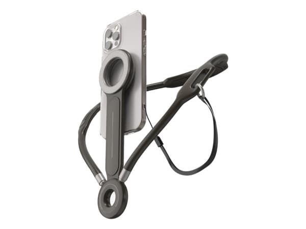 4smarts 541487, Mobiltelefon/Smartphone, Aktiv holder, Grå, Sølv