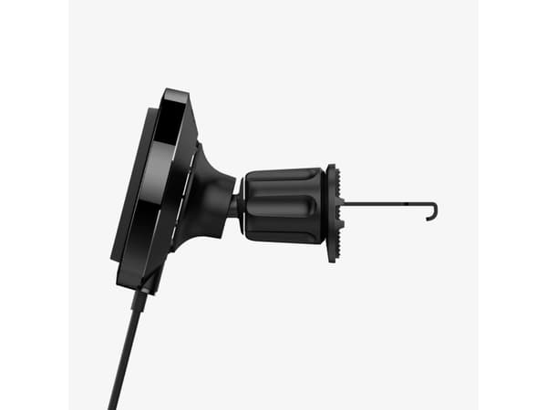 Spigen OneTap Pro 3 Cryomax MagSafe Car Wireless Charger (Airvent Hook), black