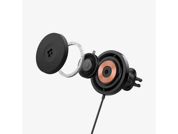 Spigen OneTap Pro 3 CryoMax, Mobiltelefon/smarttelefon, Passiv holder, Bil, Sort