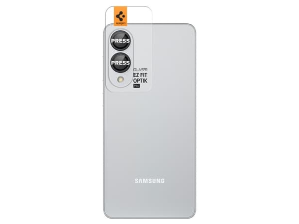 Spigen GLAS.tR EZ Fit Optik Pro HD, Samsung, Galaxy S25 Edge, Ridseresistent, Sort, 2 stk