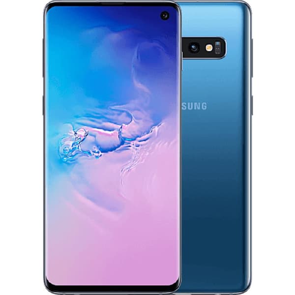 Galaxy S10 Prism Blue 128 GB Klass B 100% batteri (refurbished) Blå