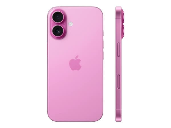 Apple iPhone 16 - 5G smartphone - dual-SIM / Internminne 256 GB - OLED-skärm - 6.1" - 2556 x 1179 pixlar - 2 bakre kameror 48 MP, 12 MP - front camer