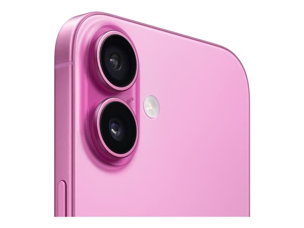 Apple iPhone 16 - 5G smartphone - dual-SIM / Internminne 256 GB - OLED-skärm - 6.1" - 2556 x 1179 pixlar - 2 bakre kameror 48 MP, 12 MP - front camer
