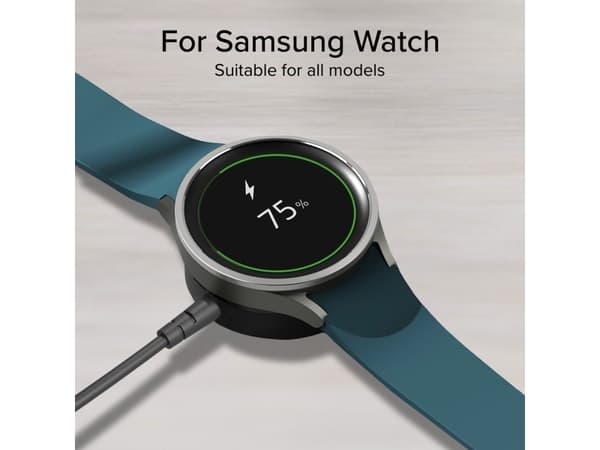 SBS TECHGSAMWATCH, Innendørs, USB, Trådløs lading, 1,2 m, Hvit