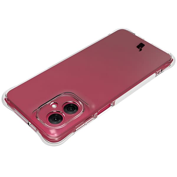 Bizon Case Salpa Fleksibelt Etui til Motorola Moto G55 5G, Gennemsigtig