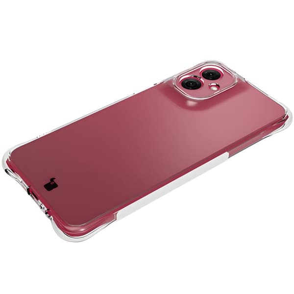 Bizon Case Salpa Fleksibelt Etui til Motorola Moto G55 5G, Gennemsigtig
