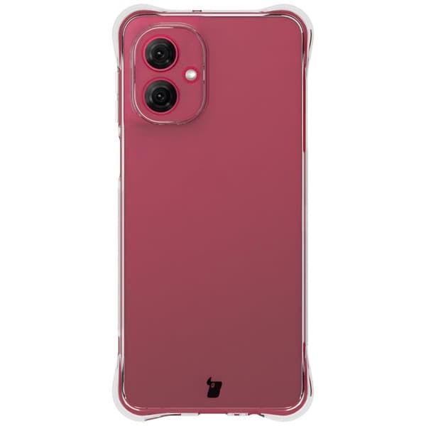 Bizon Case Salpa Fleksibelt Etui til Motorola Moto G55 5G, Gennemsigtig