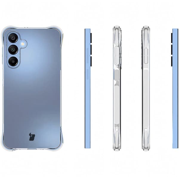 Bizon Case Salpa Fleksibelt Etui til Galaxy A16 4G/5G, Gennemsigtig