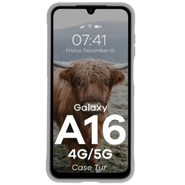 Bizon Cover Tur til Galaxy A16 4G/5G, lysegrå