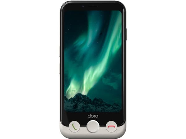 Doro Aurora 11, 11,4 cm (4.5"), 4 GB, 64 GB, 13 MP, Android 14, Vit