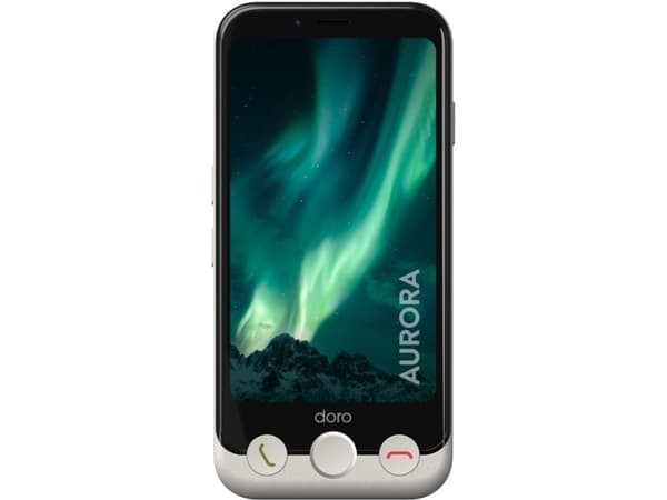 Doro Aurora 11, 11,4 cm (4.5"), 4 GB, 64 GB, 13 MP, Android 14, Vit